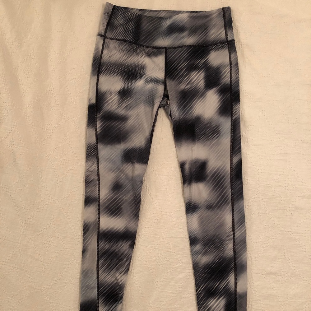 Athena Blue & White Long Leggings